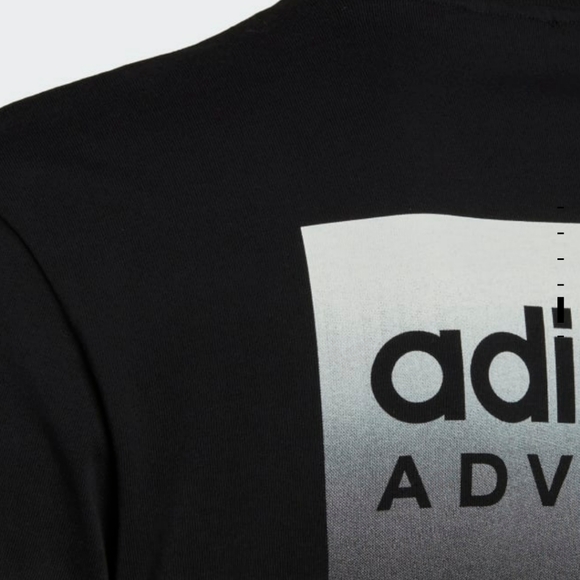 adidas Originals Adventure Mountain Back Men's T-shirt Black White - Picture 8 of 9